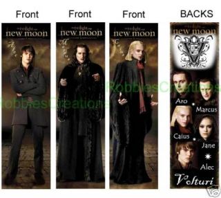 Volturi Twilight Movie Edward Alec Bookmark New Moon