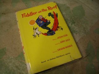 Fiddler on The Roof Sholom Aleichem Play Lines Book