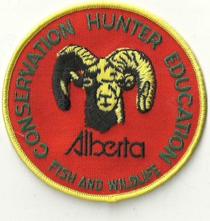 Alberta Conservation Hunter Education Student Course Patch
