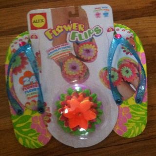 Alex Toy Crafts Flower Flips Decorate Your Own Flip Flops