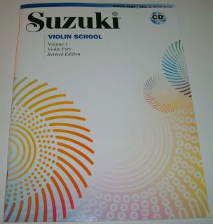 Suzuki Violin Part School Book CD Sets Lot 3 Vol 1 2 3