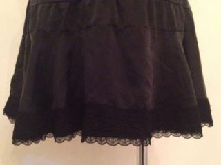 Alannah Hill Black Silk Skirt Size 12
