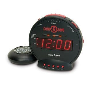   Boom SBB500SS Sonic Bomb Loud Plus Vibrating Alarm Clock New