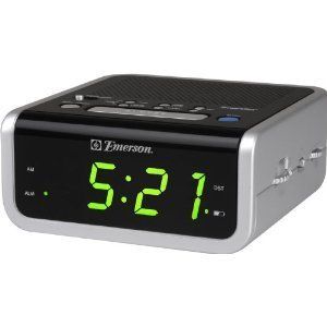 Emerson CKS1702 Smartset Alarm Clock Radio 2 Day Shipping