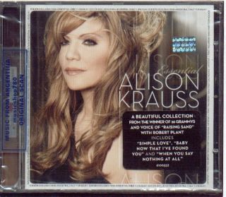 ALISON KRAUSS, ESSENTIAL. This is an Enhanced CD, includes the regular 