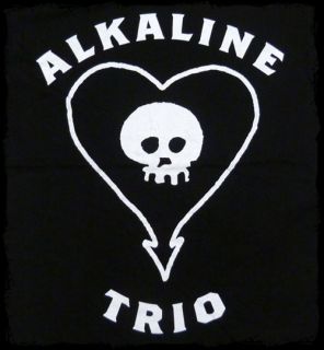 Alkaline Trio Biker Patch Logo T Shirt Official Fast SHIP