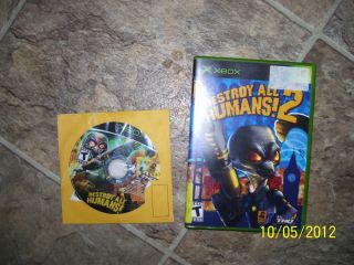   of 2 xbox games Destroy All Humans and Destroy All Humans 2 Xbox 2006