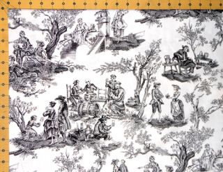 Alexander Henry Midnight Pastoral Fabric by The Yard Victorian 