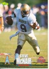 1995 Classic Steve McNair 69 Rookie RC Alcorn St Houston Oilers