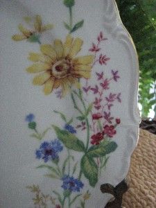   Bavaria Yellow DaisyFloral #17205 ALICE 10 1/8 DINNER Plate X 1 EX