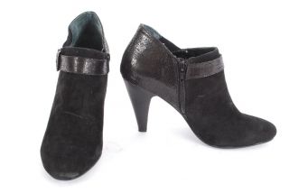 Alfani Shirlee Shooties Black Suede 7 5M Fashion Boots Women Shoes 8 