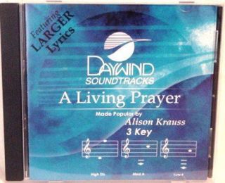 Alison Krauss A Living Prayer New Accompaniment CD