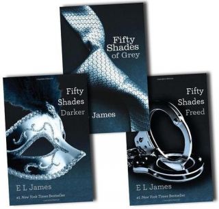  of Grey 50 Shades of Gray All 3 Books Set Trilogy by E L James