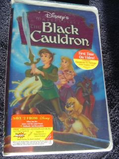 Walt Disneys The Black Cauldron VHS 1998 Brand New Factory SEALED 