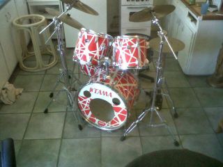 1984 Tama Swingstar Alex Van Halen Model 5 Piece Drum Kit