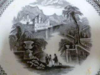   Historic Staffordshire Plate Alleghany by T Goodfellow 1840s