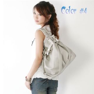 SIMITTER New Fashion Lady Simple Handbag Shoulder Bag PU Leather 4 