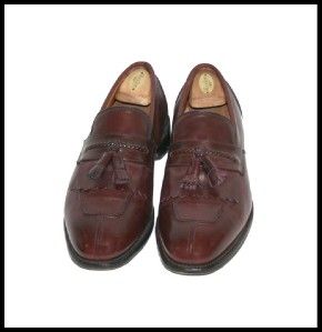 Allen Edmonds Mens Dress Shoes Cannondale Merlot Size 11 5 E Loafers 