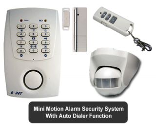 Home Security Motion Alarm System With Auto Dialer Function Motion 