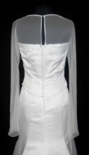   899 Ivory 10 Informal Wedding Dress Bridal Gown Barbara Allin