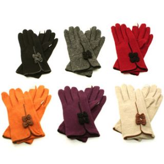   Technology Glove Outdoor Indoors Gloves with 2 Tone Abstract Design