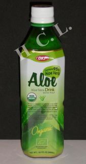 OKF Aloe Vera Drink with Pulp by Trader Joes 95 Aloe Vera NEW