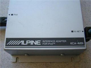Alpine KCA 420i iPod Adapter for AI Net Compatible Alpine Headunits 