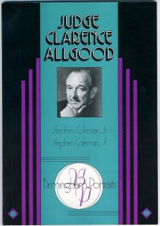   Alabama Federal Judge Clarence Allgood by Stephen Coleman