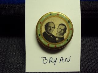 William Jennings Bryan and Kern Political Presidential Campaign 