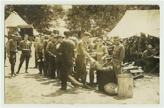 WWI US Doughboys at Talmont Army Camp France RPPC 1917 1918 Soldiers 