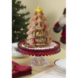 Nordic Ware Christmas Tree 3D Cast Aluminum Baking Pan Features: