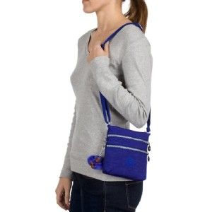 Kipling Alvar Small Shoulder Crossbody Mini Bag Blue Violet