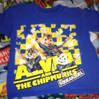 Alvin and The Chipmunks The Squeakquel Boy Shirt 5 6