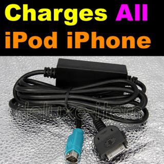 Alpine KCE 422i iPod Interface Cable iPhone 4 3GS 3G