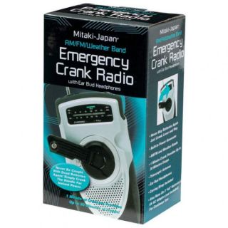 Am FM Weather Band Emergency Crank Radio Battery AC Hand Powered 