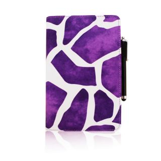 Kindle Fire PU Leather Folio Case Cover Car Charger USB Cable Stylus 