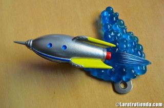 Twilight Zone Pinball Rocket SHIP Blue Base Light Pinball Mod Add On 