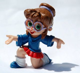 Alvin Chipmunk Chipettes Jeanette PVC Toy Figure 1992