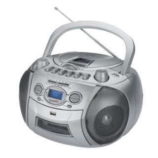   USB Portable  CD Player with Cassette Recorder Am FM Radio