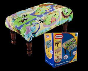 ABC Fun Pads Table Pad Play Mat Cover Protects Your Child from Bumps N 