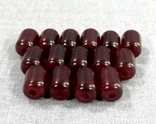   authentic early Islamic Ottoman cherry amber beads damari