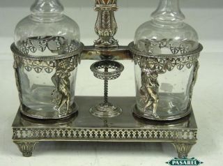 Silver Cruet Condiment Set Ambroise Mignerot Paris 1800