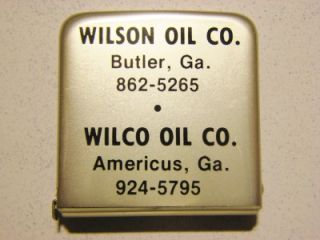   Wilson Oil Co., Butler, GA/Wilco Oil Co., Americus, GA Tape Measure NR