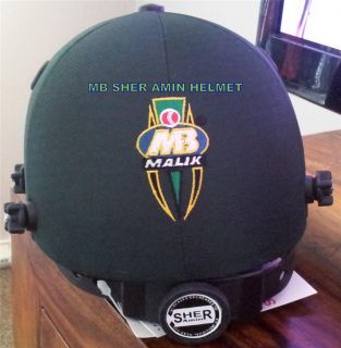MB Malik Sher Amin Full Cricket Kit Bat Pad Gloves Bag Helmet