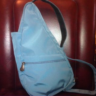 AmeriBag Classic Healthy Back Bag Sling Tote Backpack Slate Blue X 