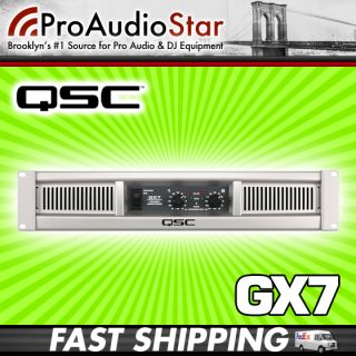 QSC GX7 Power Amplifier Amp PROAUDIOSTAR B
