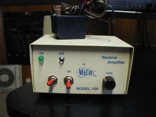 Maco Receive Pre Amplifier Model 150 for CB Radio