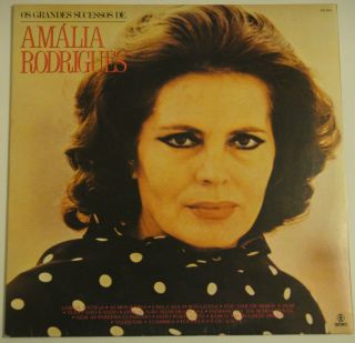 OS Grandes Sucessos de Amalia Rodrigues LP Near Mint Made in Brazil 