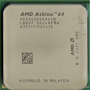 AMD CPU Athlon 64 3200 2 0GHz 512KB AM2 Socket ADA3200IAA4CN