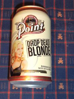 Stevens Point Brewery Point Drop Dead Blonde Beer Can Stevens Point WI 
